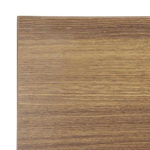 Bolero Pre-drilled Square Tabletop Rustic Oak 600mm - Image 4
