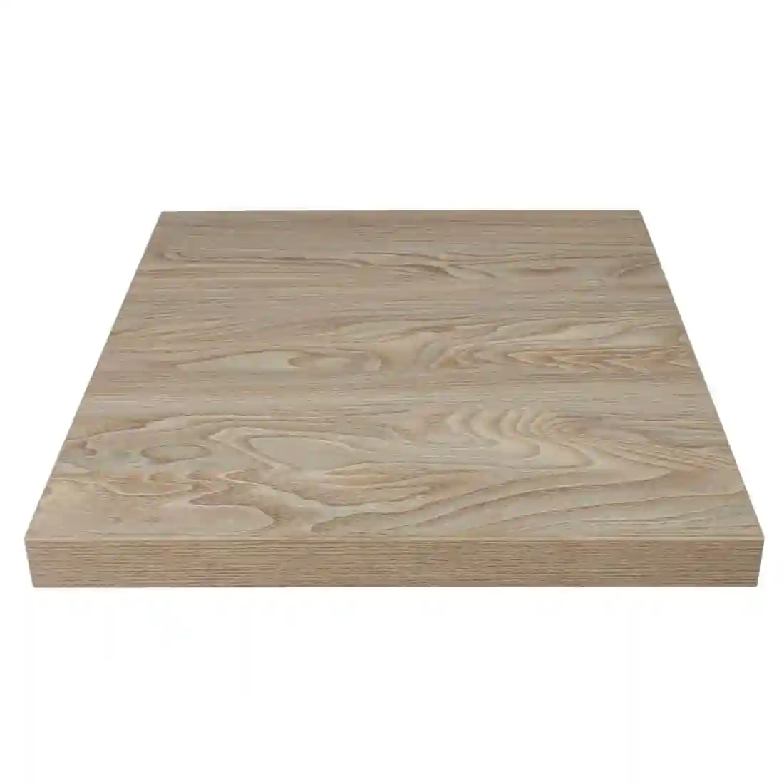 Bolero Pre-drilled Square Tabletop Antique Natural 600mm - Image 1