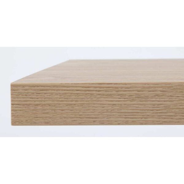 Bolero Pre-drilled Square Tabletop Antique Natural 700mm - Image 5