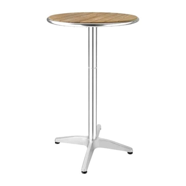 Bolero Ash Round Poseur Height Table 600mm - Image 2