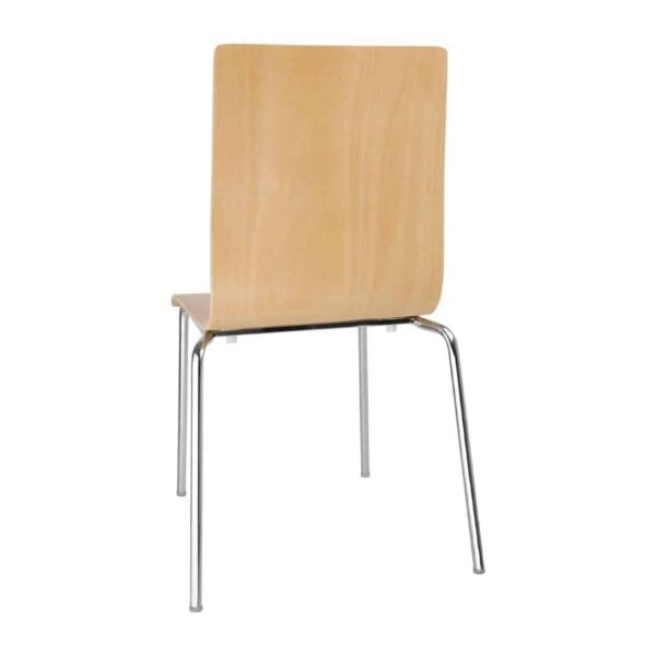 Bolero Square Back Sidechair (Natural Finish) (Pack 4) - Image 3