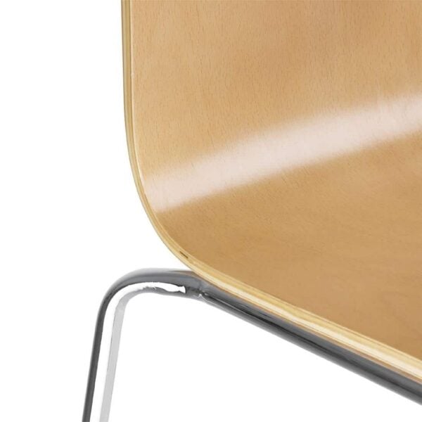Bolero Square Back Sidechair (Natural Finish) (Pack 4) - Image 4