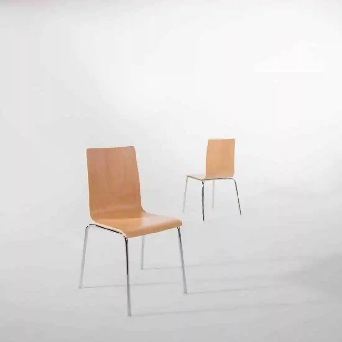 Bolero Square Back Sidechair (Natural Finish) (Pack 4) - Image 5