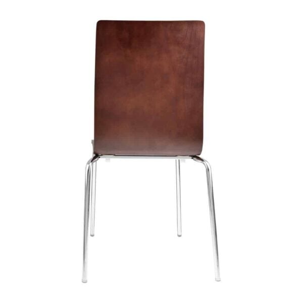 Bolero Square Back Side Chair Dark Chocolate Finish (Pack of 4) - Image 12
