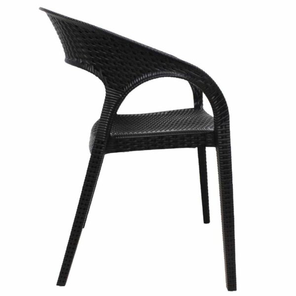 Bolero PP Rattan Wraparound Armchairs (Pack of 4) - Image 4