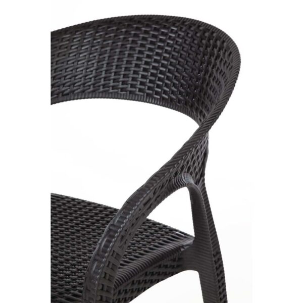 Bolero PP Rattan Wraparound Armchairs (Pack of 4) - Image 8