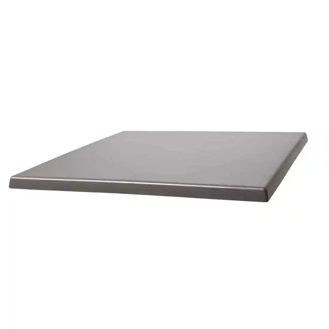 Werzalit Pre-drilled Square Table Top Dark Grey 700mm - Image 2