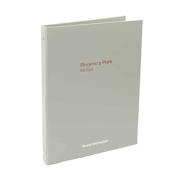 Buckram Guest Room Folders