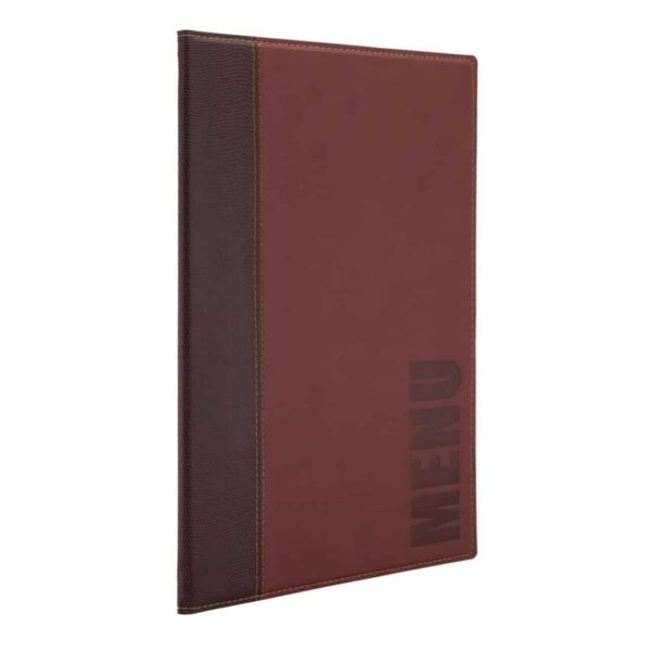 Securit Contemporary Menu Cover Bordeaux A4 - Image 7