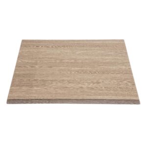 Bolero Pre-Drilled Square Table Top Wenge Grain 700mm
