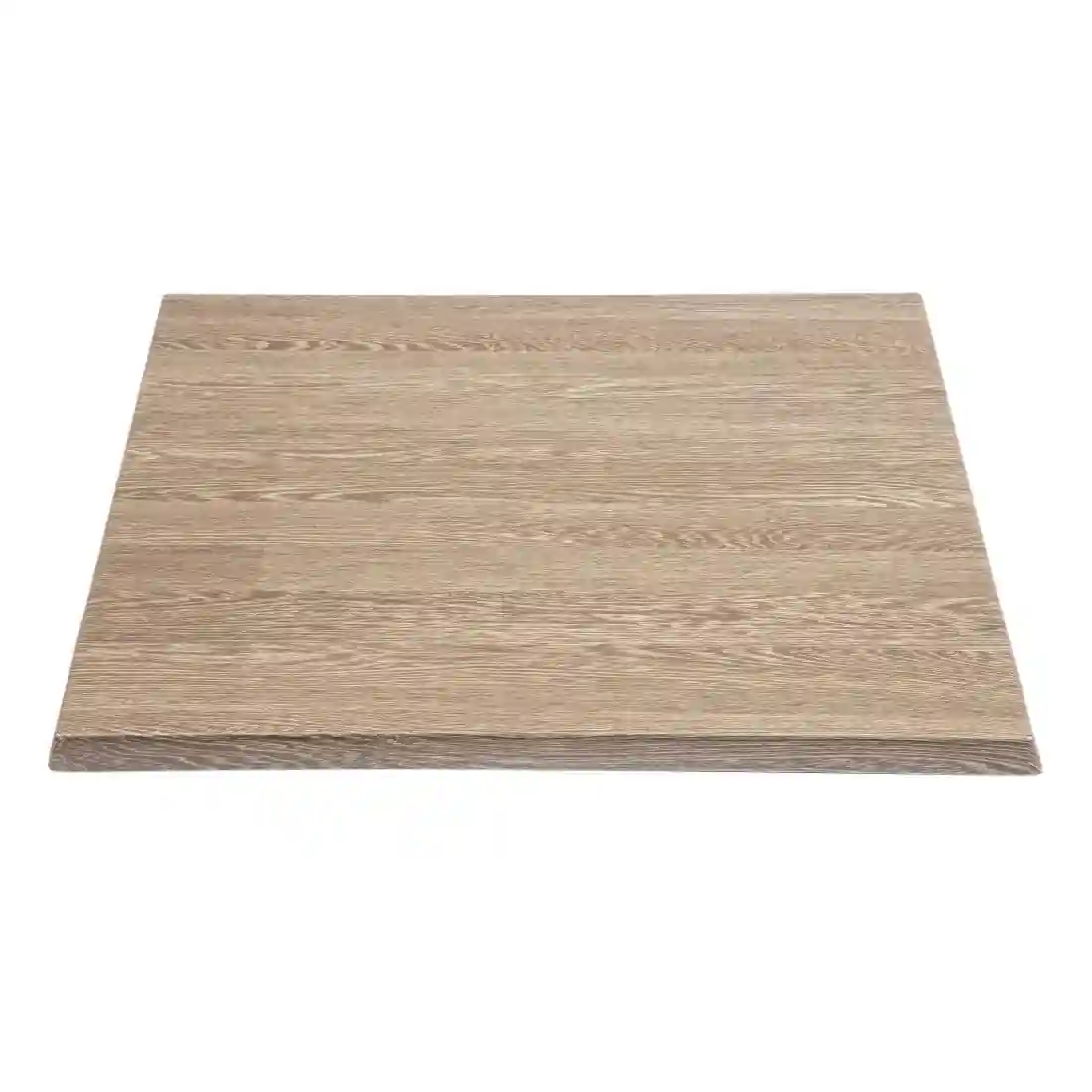 Bolero Pre-Drilled Square Table Top Wenge Grain 700mm - Image 1