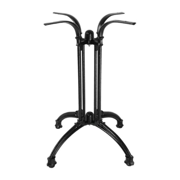 Bolero Cast Iron Decorative Brasserie Table Leg Base - Image 1