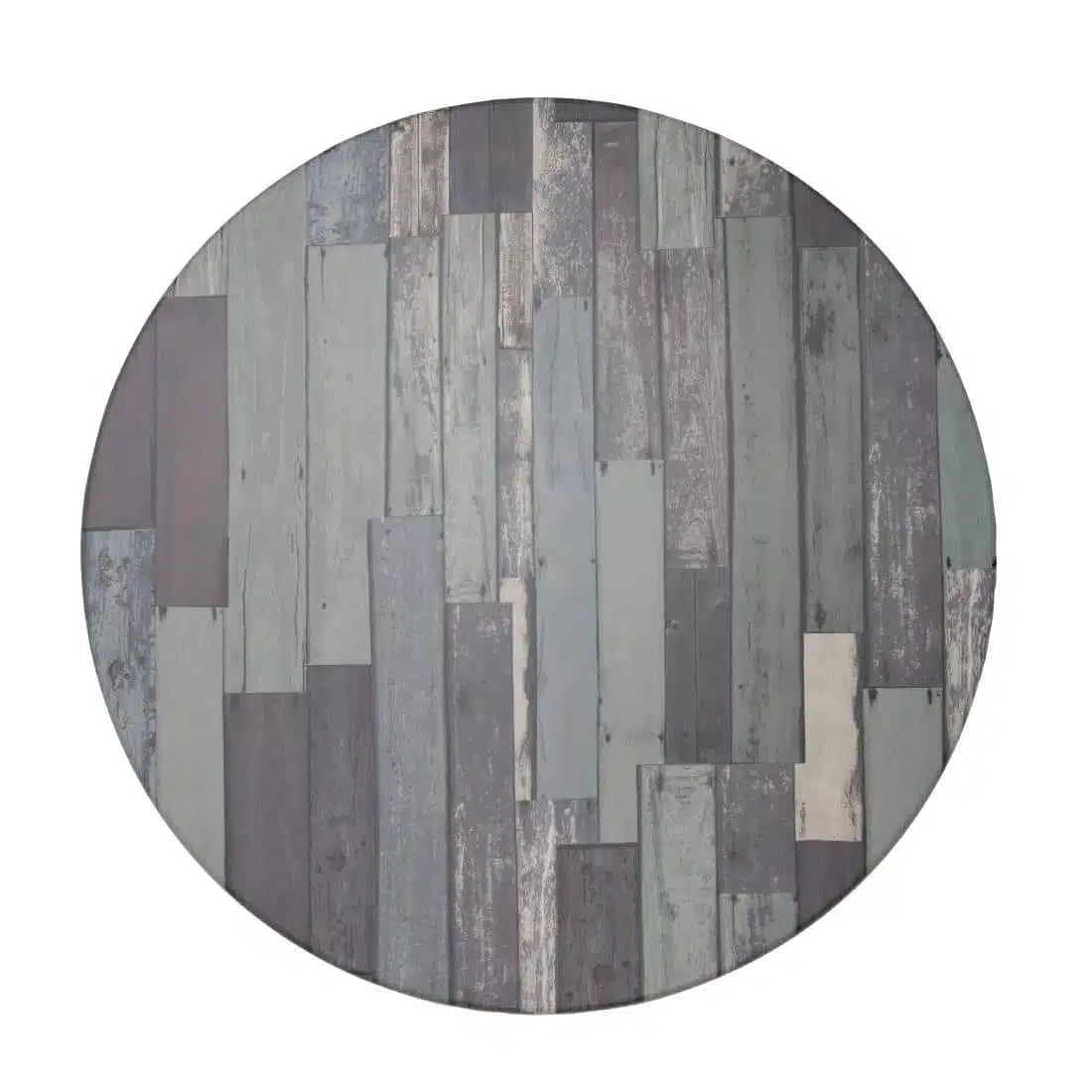 Werzalit Round 600mm Table Top Blanchas Blue - Image 1