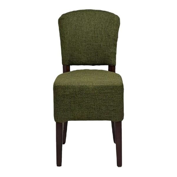 Hanoi Dining Chair In Dark Walnut with Shetland Forest Seatpad (Pack of 2) - Image 3