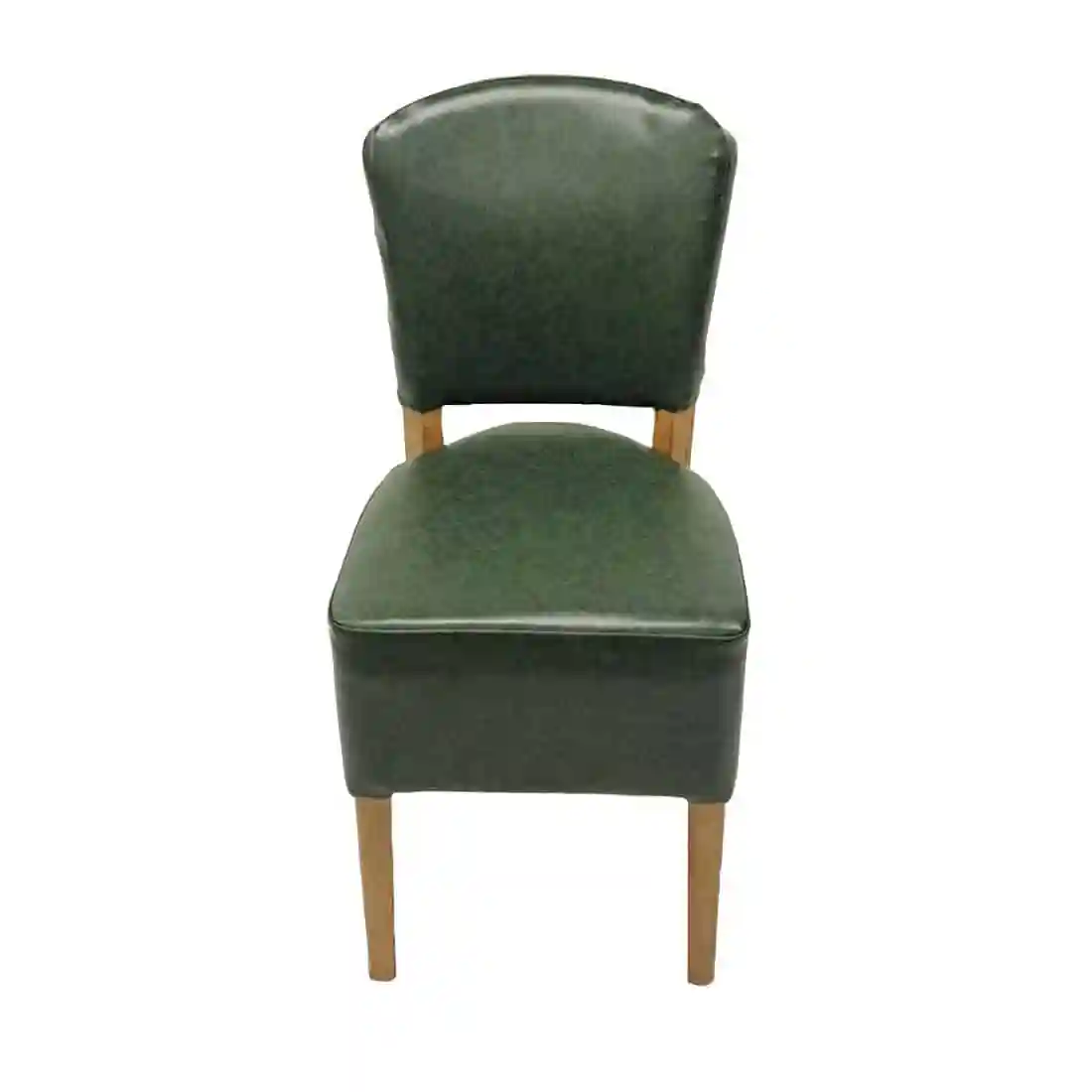 Hanoi Dining Chair In Weathered Oak with Bison Vinyl Cedar (Pack of 2) - Image 3