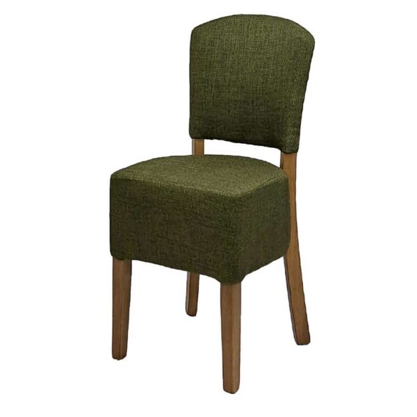 Hanoi Dining Chair In Weathered Oak with Shetland Forest Seatpad (Pack of 2) - Image 2