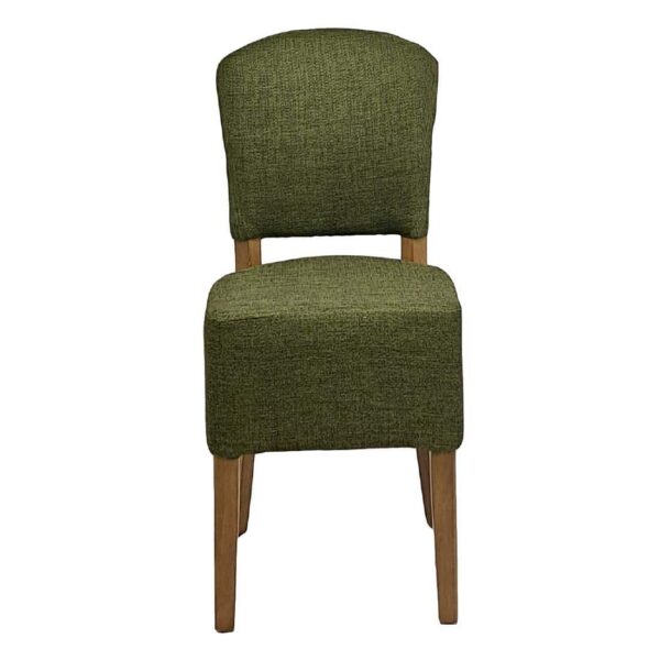 Hanoi Dining Chair In Weathered Oak with Shetland Forest Seatpad (Pack of 2) - Image 3
