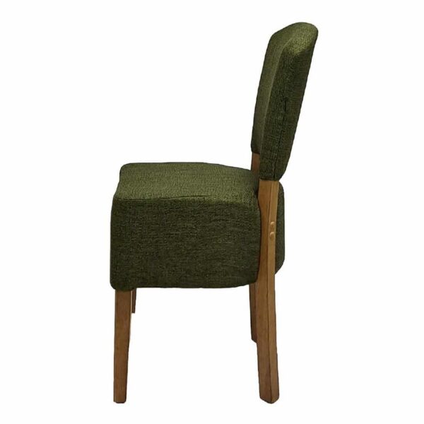 Hanoi Dining Chair In Weathered Oak with Shetland Forest Seatpad (Pack of 2) - Image 4