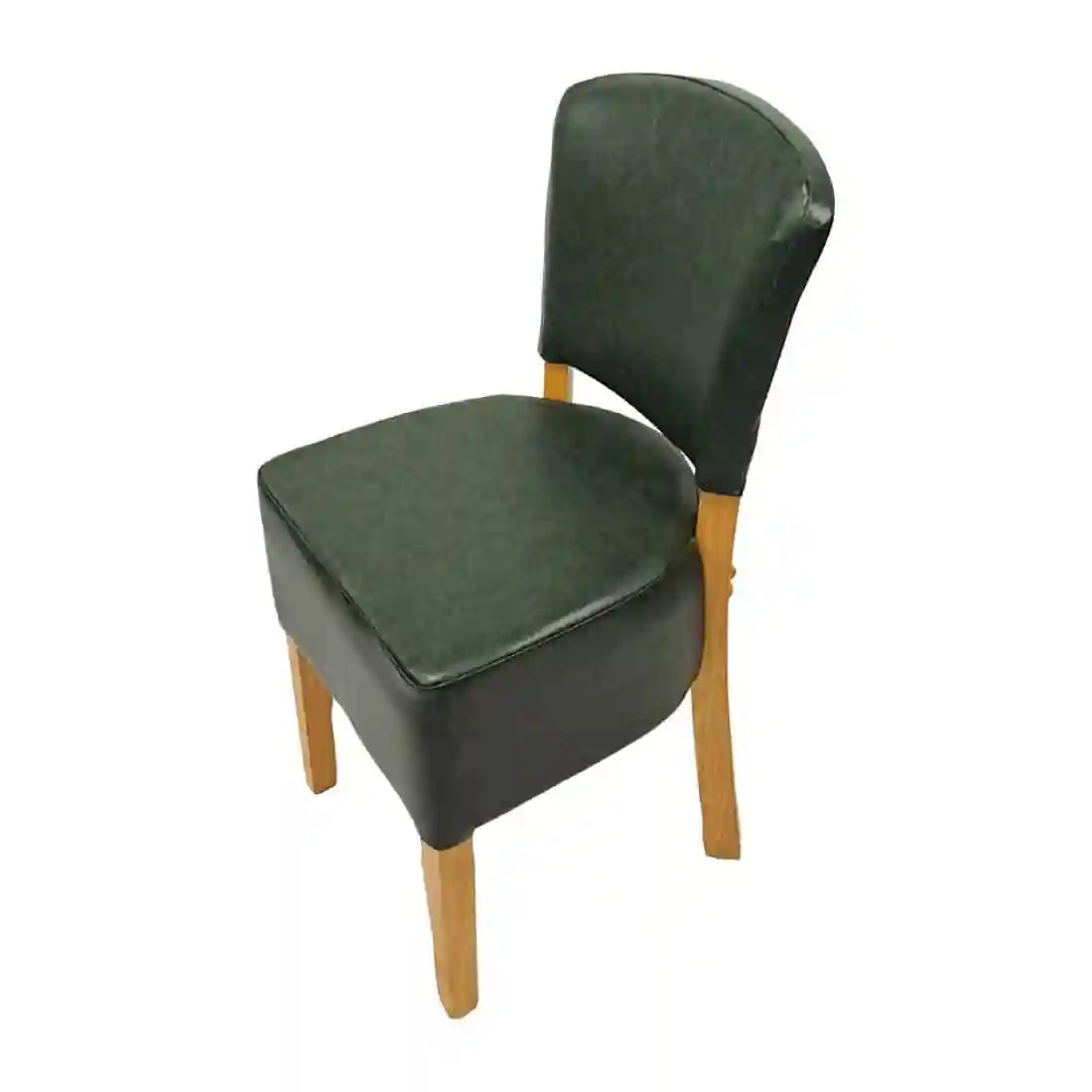 Hanoi Dining Chair In Soft Oak with Bison Vinyl Cedar (Pack of 2) - Image 1