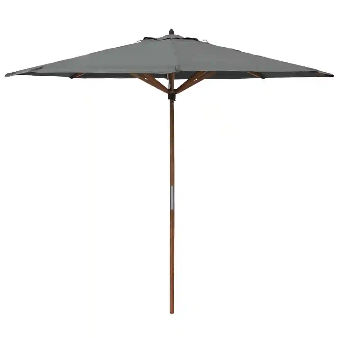 Rowlinson Willington Wooden Parasol Grey 2.7m - Image 1