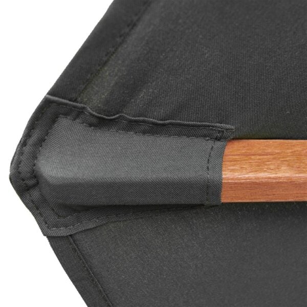 Rowlinson Willington Wooden Parasol Grey 2.7m - Image 6