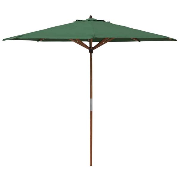 Rowlinson Willington Wooden Parasol Green 2.7m - Image 1