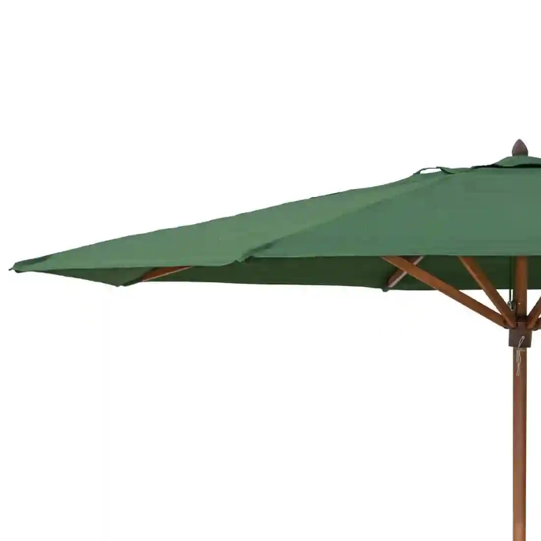 Rowlinson Willington Wooden Parasol Green 2.7m - Image 2