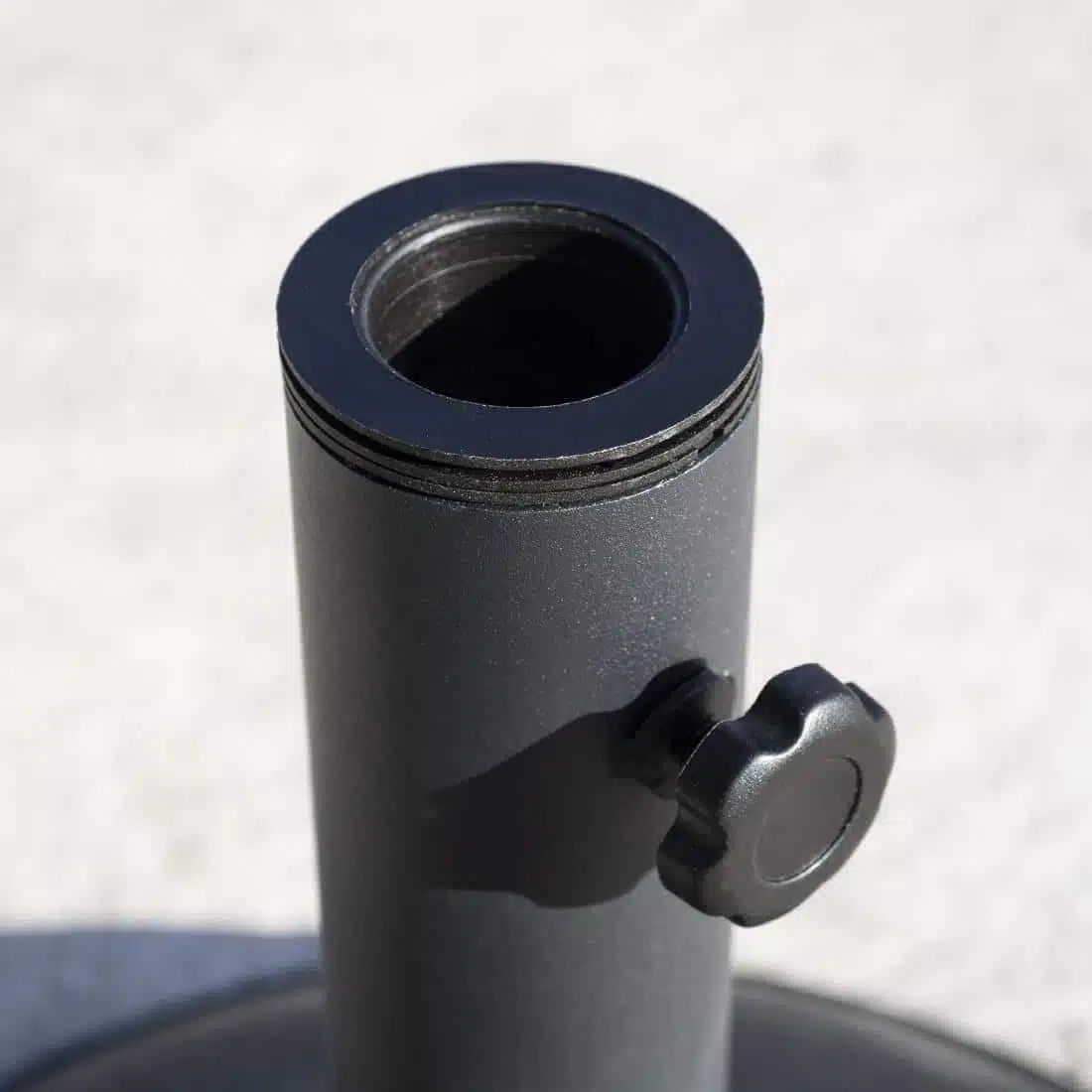 Rowlinson Willington Wooden Parasol Green 2.7m with Base 15kg - Image 8