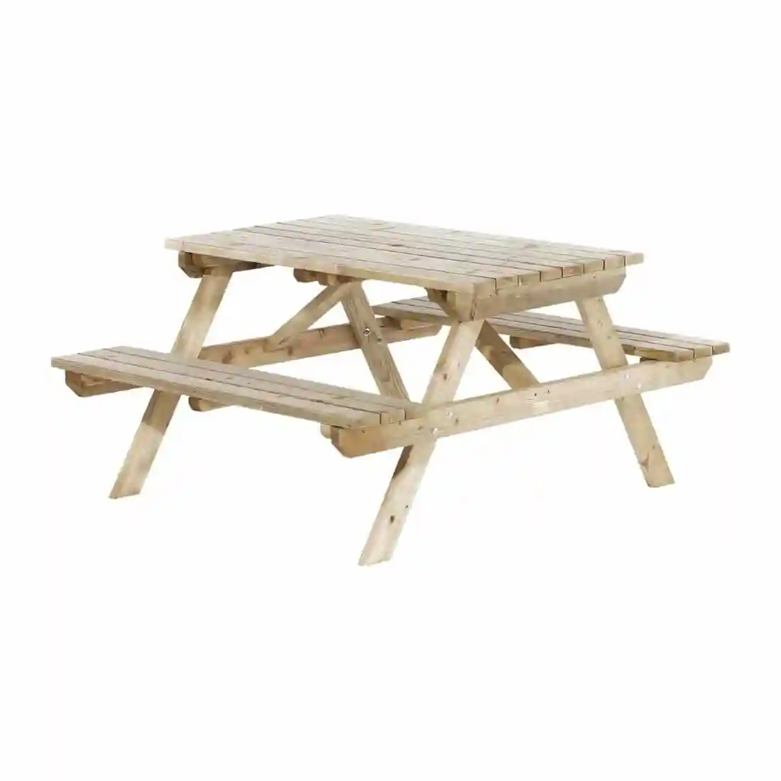 Rowlinson Picnic Table 5ft with Grey Parasol 2.7m - Image 6