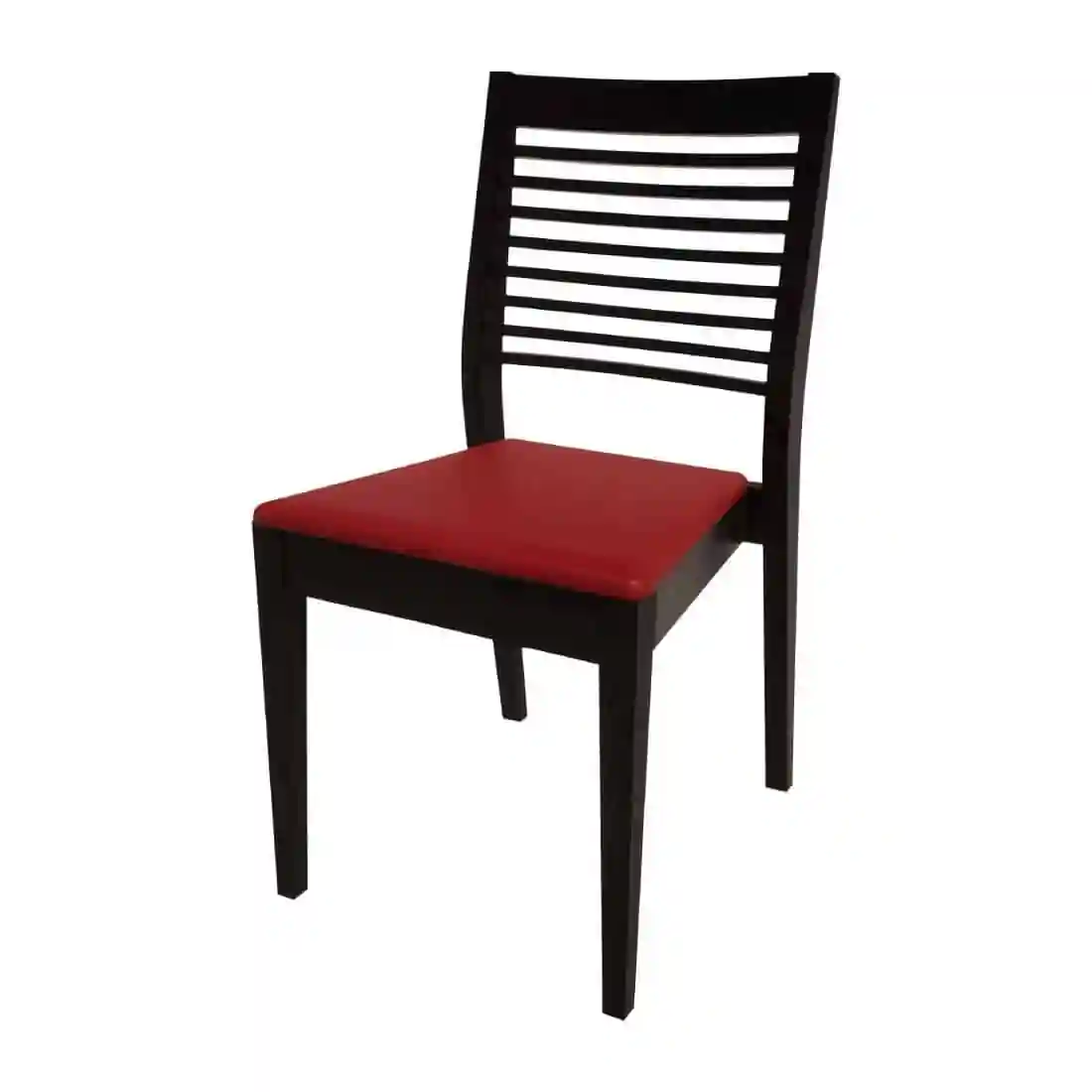 Bolero Bespoke Marty B Stacking Chair in Red/Charcoal