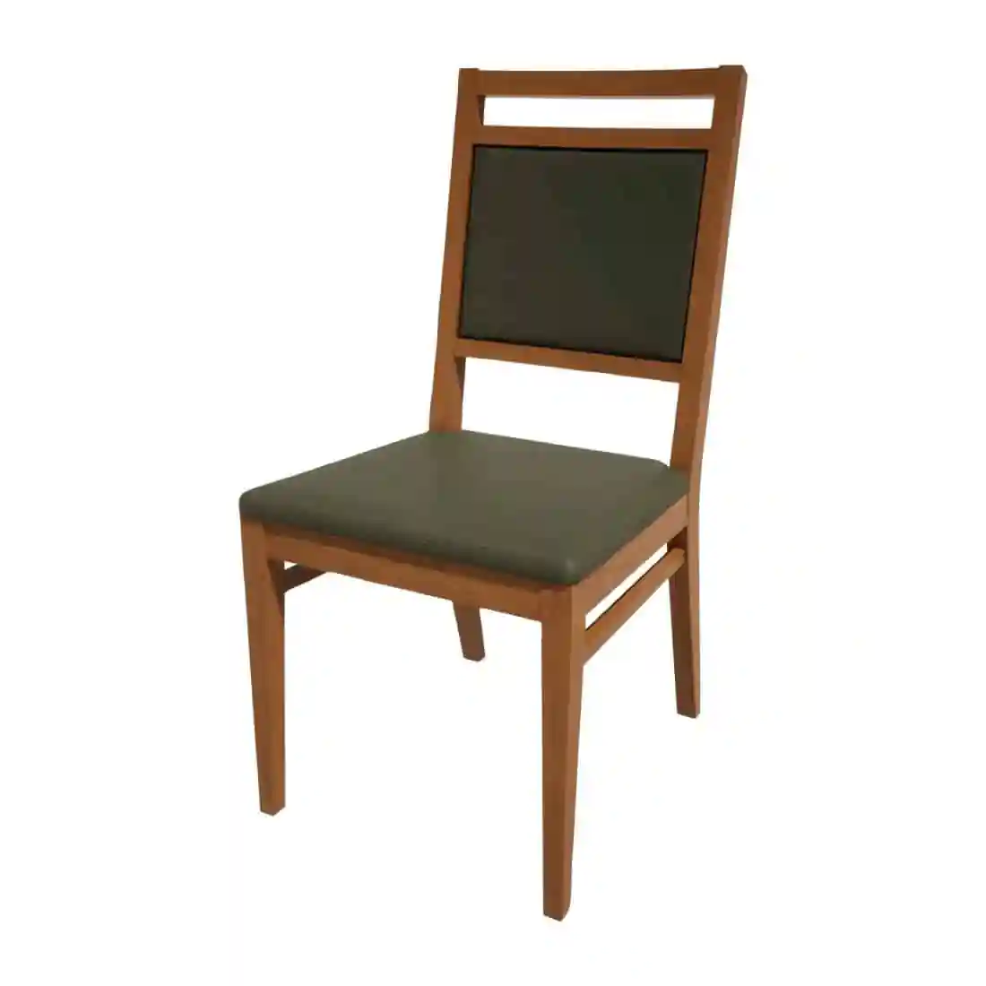 Bolero Bespoke Bia A Side Chair in Olive/Oak