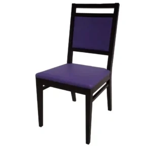 Bolero Bespoke Bia A Side Chair in Blue/Charcoal