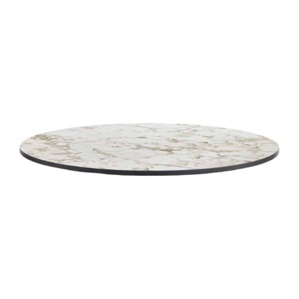Extrema Round Carrara Marble Table Top 600mm - Image 2