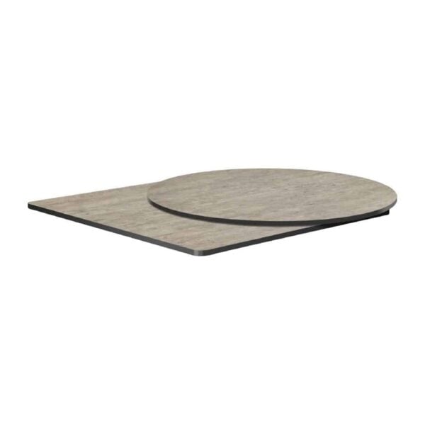 Extrema Square Cement Textured Table Top 600x600mm - Image 3