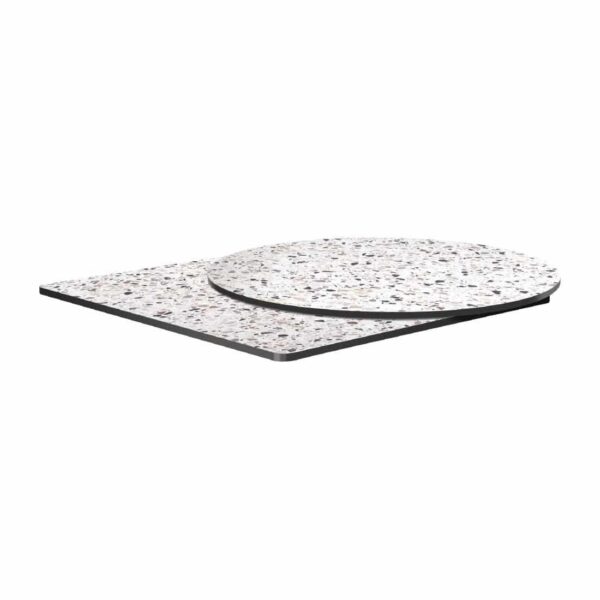 Extrema Square Mixed Terrazzo Table Top 600x600mm - Image 2