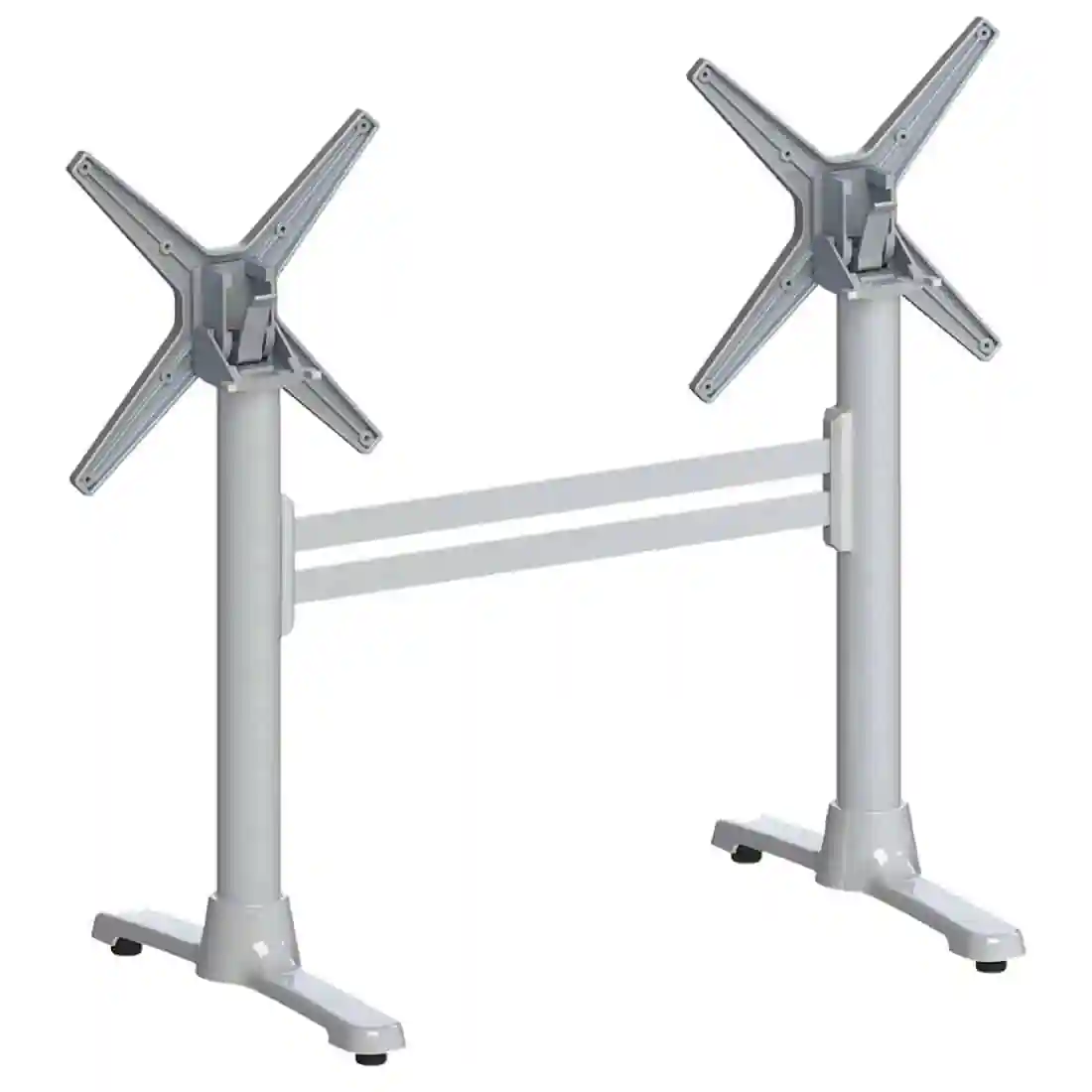 FLAT Auto Adjust ST22 EP Double Dining Table Base FlipTop - Image 1