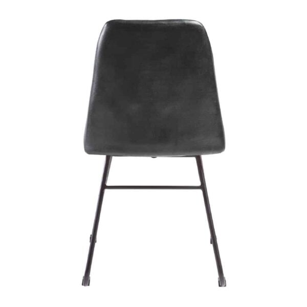 Harland Side Chair Leather Vintage Black (Pack of 2) - Image 3