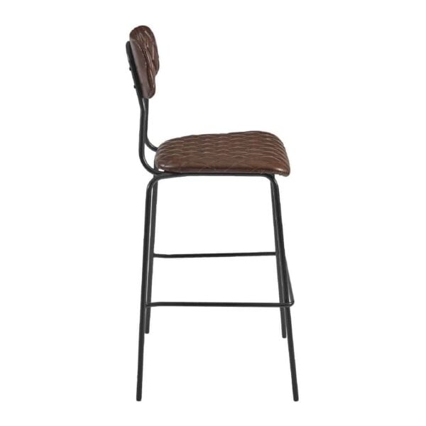 Kara Bar Stool Vintage Brown (Pack of 2) - Image 4