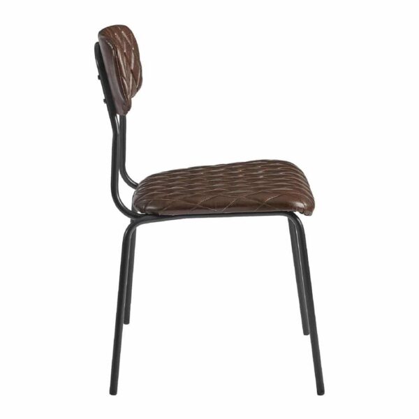 Kara Side Chair Vintage Brown (Pack of 2) - Image 3