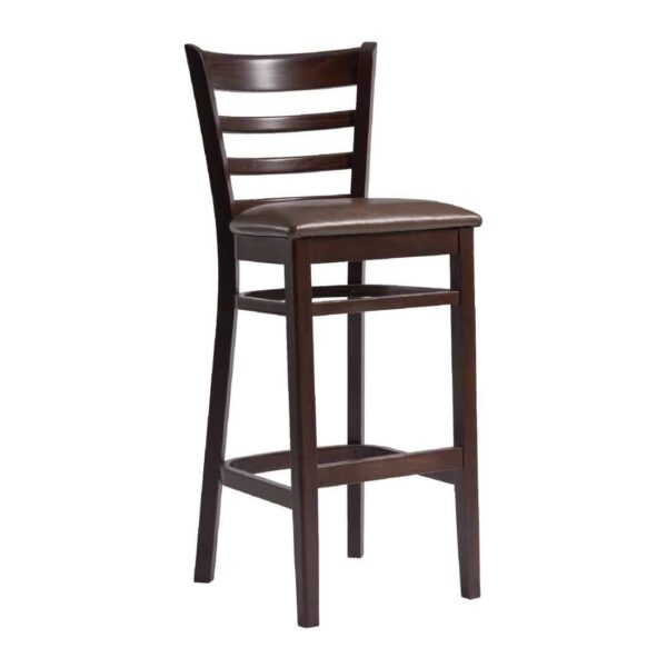 Sheldon Bar Stool Vintage Brown (Pack of 2) - Image 2