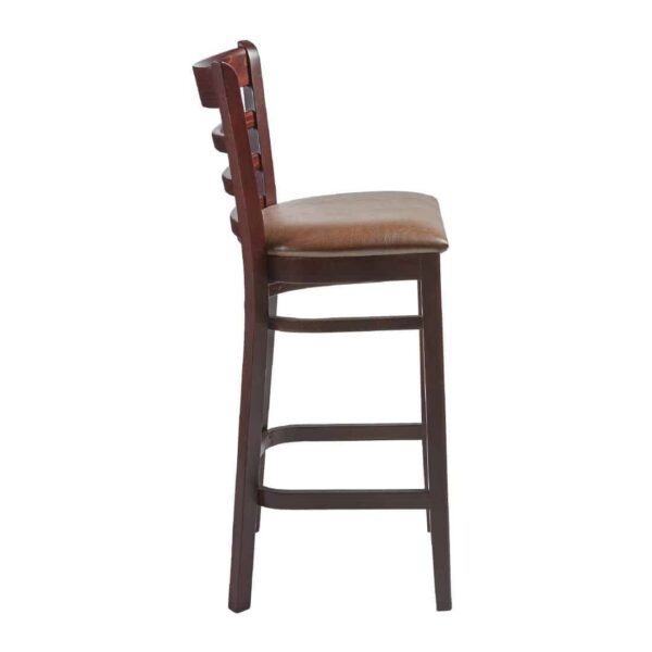 Sheldon Bar Stool Vintage Brown (Pack of 2) - Image 3