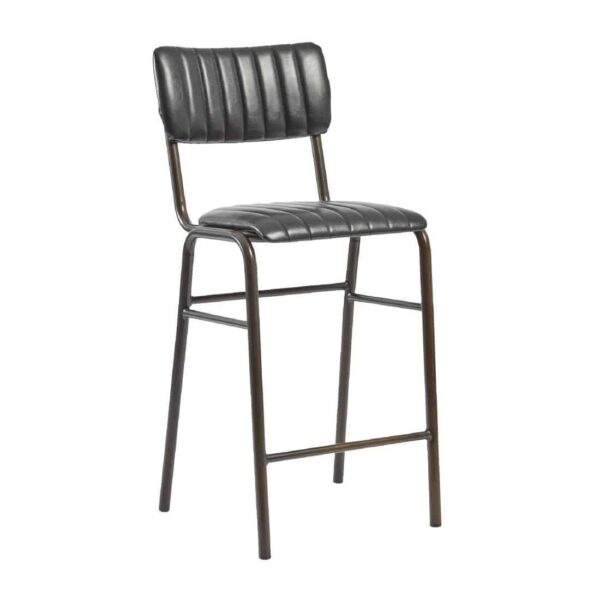 Tavo Stacking Mid Bar Stool Vintage Black (Pack of 2) - Image 2