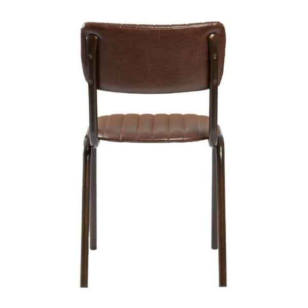 Tavo Stacking Side Chair Vintage Brown (Pack of 2) - Image 3