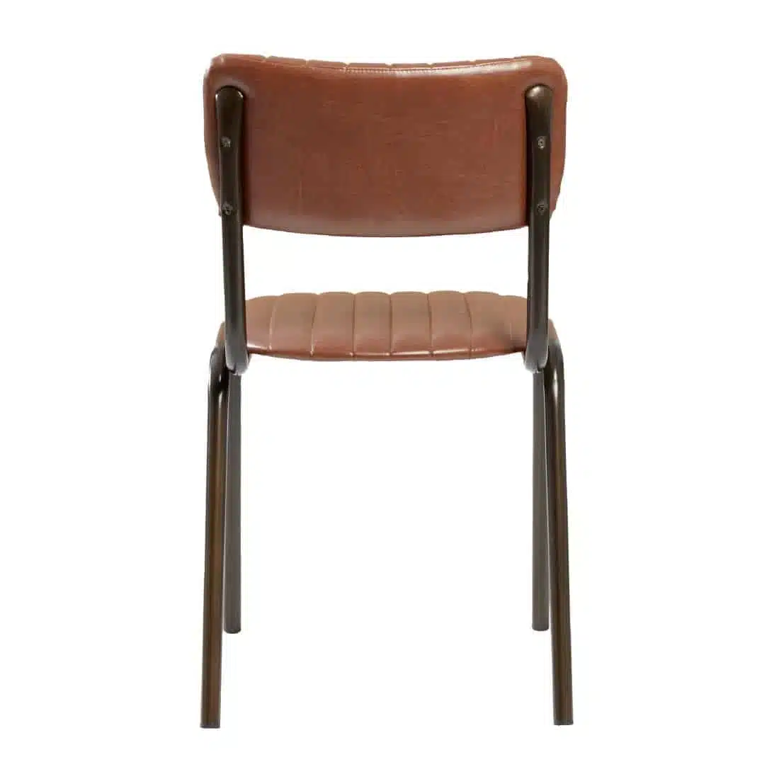 Tavo Stacking Side Chair Vintage Tan (Pack of 2) - Image 2