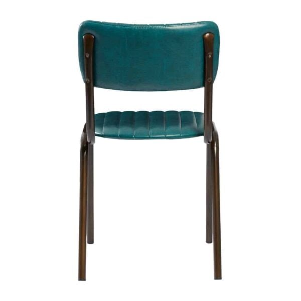 Tavo Stacking Side Chair Vintage Teal (Pack of 2) - Image 3