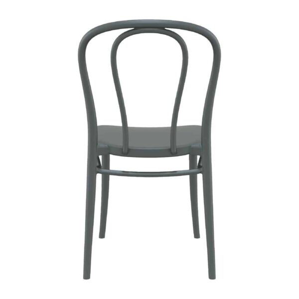 Victor Side Chair Dark Grey (Pack of 2) - Image 3