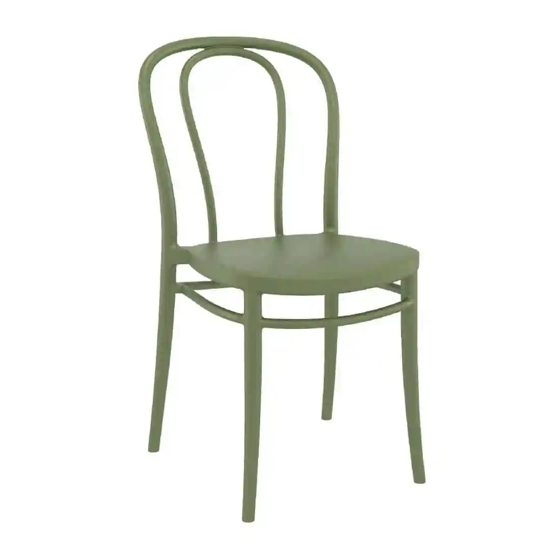 Victor Side Chair Olive Green (Pack of 2) - Image 1