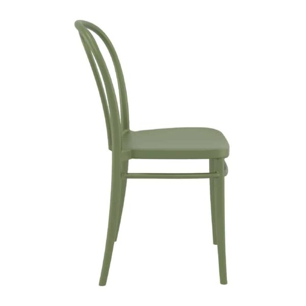 Victor Side Chair Olive Green (Pack of 2) - Image 4