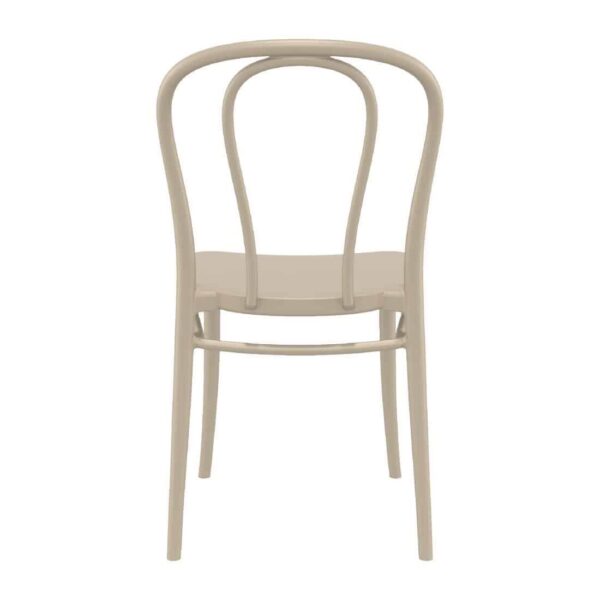 Victor Side Chair Taupe (Pack of 2) - Image 3