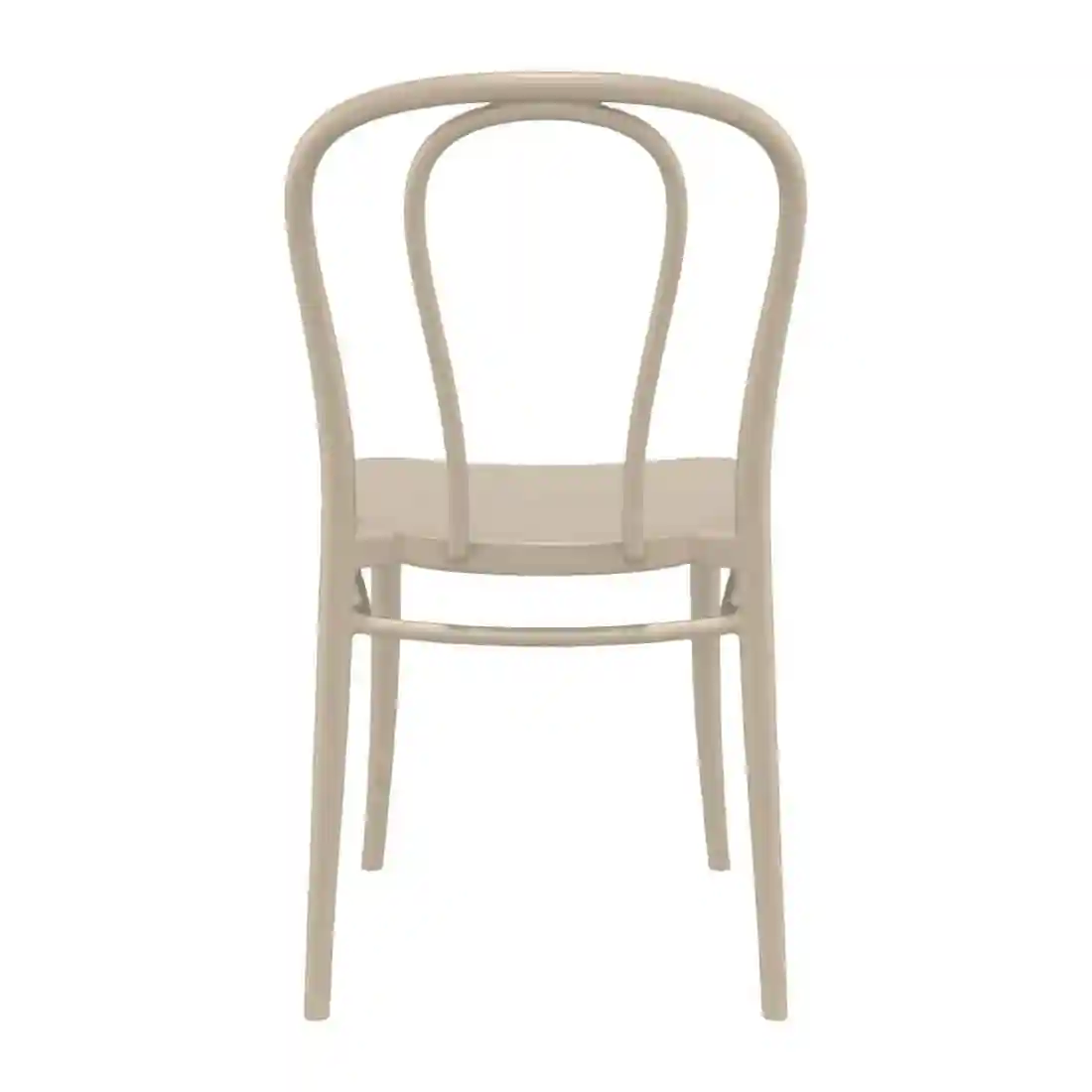 Victor Side Chair Taupe (Pack of 2) - Image 2